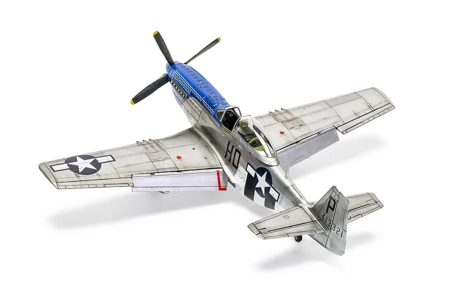 Airfix 1/48 North American P51-D Mustang (Filletless Tails) Fighter Scaled Plastic Model Kit image 12