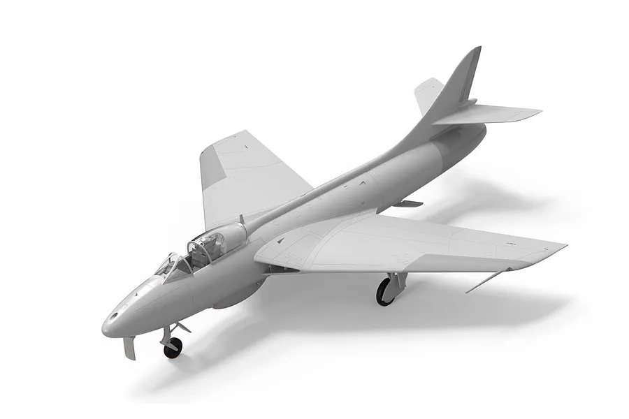 Airfix 1/48 Hawker Hunter F.4 Fighter Scaled Plastic Model Kit image 45718