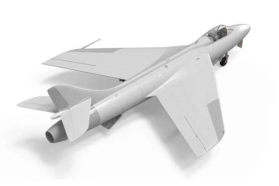 Airfix 1/48 Hawker Hunter F.4 Fighter Scaled Plastic Model Kit image 45720