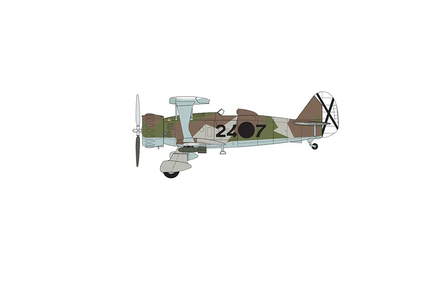 Airfix 1/72 Henschel HS 123 A-1 Bomber Scaled Plastic Model Kit image 45880