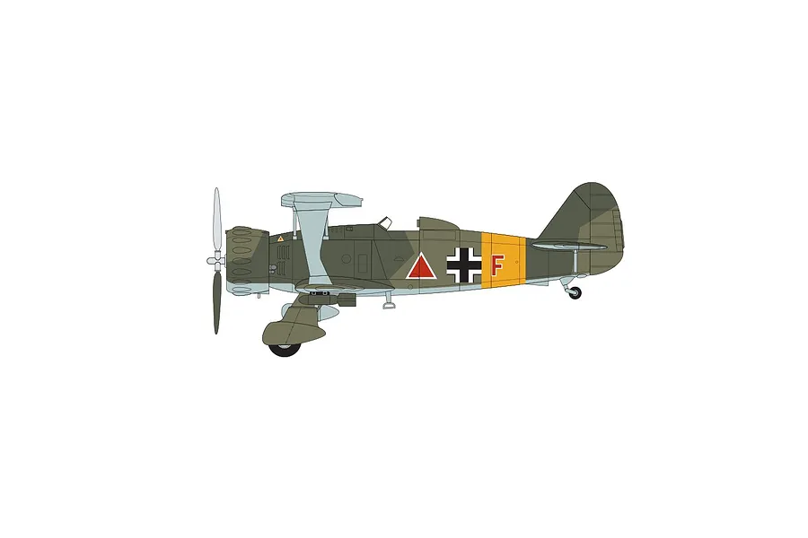 Airfix 1/72 Henschel HS 123 A-1 Bomber Scaled Plastic Model Kit image 45881