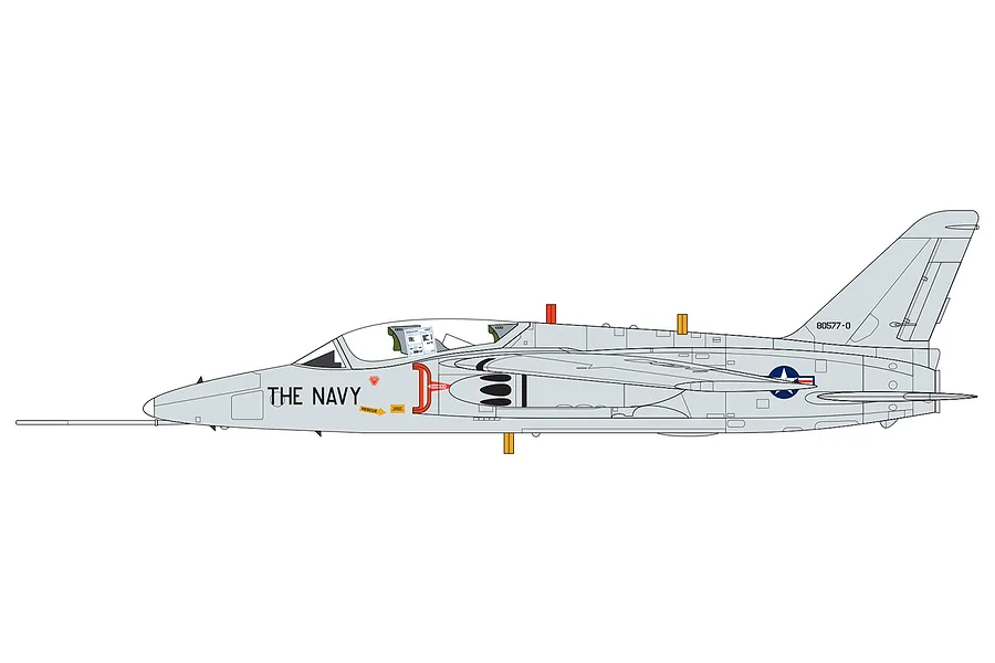 Airfix 1/72 Folland Gnat T.1 Scaled Fighter Plastic Model Kit image 6
