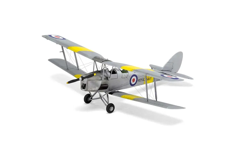 Airfix 1/72 De Havilland Tiger Moth Fighter Scaled Plastic Model Kit image 6