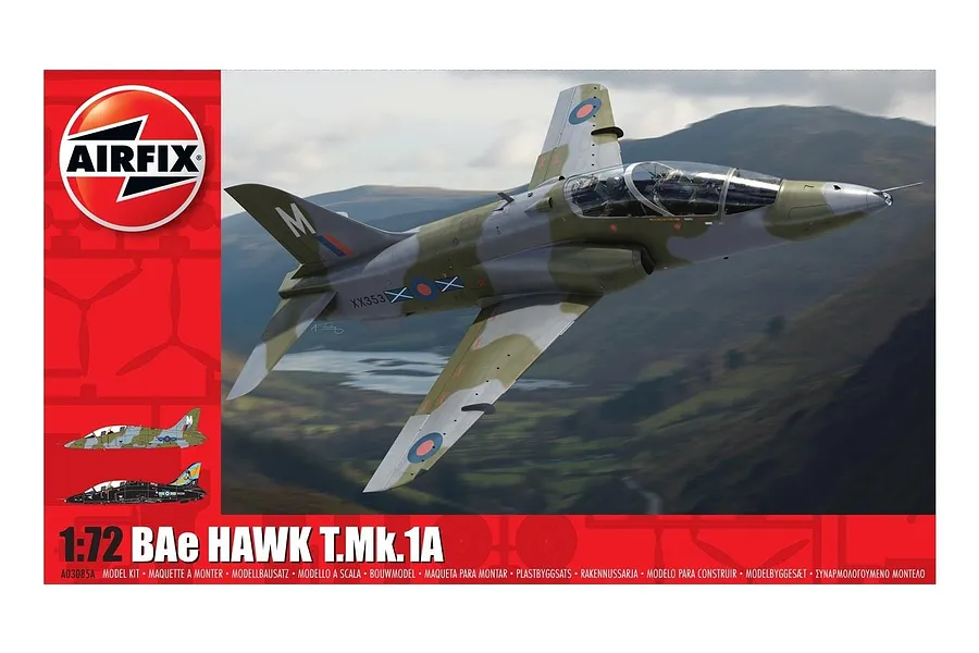 Airfix 1/72 Bae Hawk T.Mk.1A Trainer Scaled Plastic Model Kit image 46022