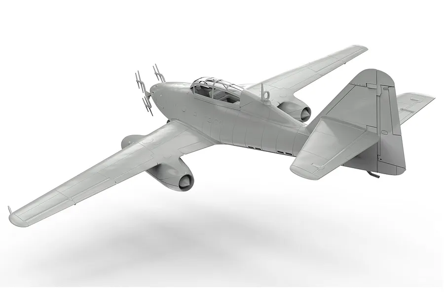 Airfix 1/72 Messerschmitt Me 262-B1A Fighter Scaled Plastic Model Kit image 3
