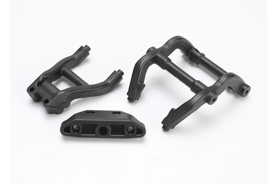 Traxxas Wheelie Bar Mounts w/ Rear Skid Plate image 4617