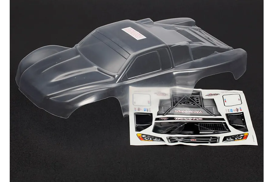 Traxxas Slash 4x4 Clear Unpainted Body Shell w/ Decal Sheets image 4619