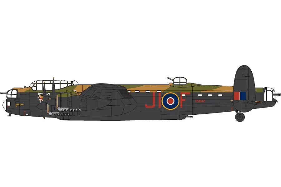 Airfix 1/72 Avro Lancaster B.II Bomber Scaled Plastic Model Kit image 46288