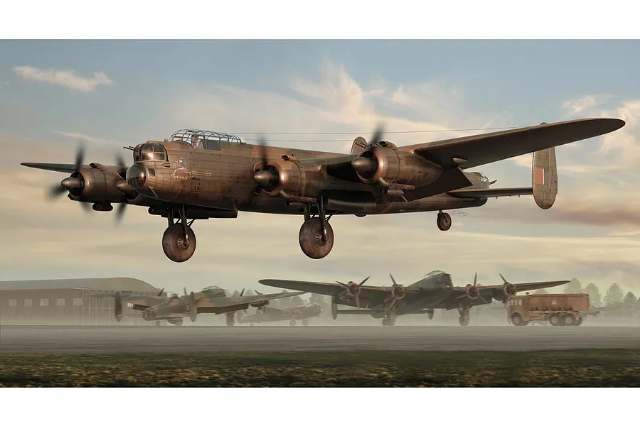 Airfix 1/72 Avro Lancaster B.II Bomber Scaled Plastic Model Kit image 46289