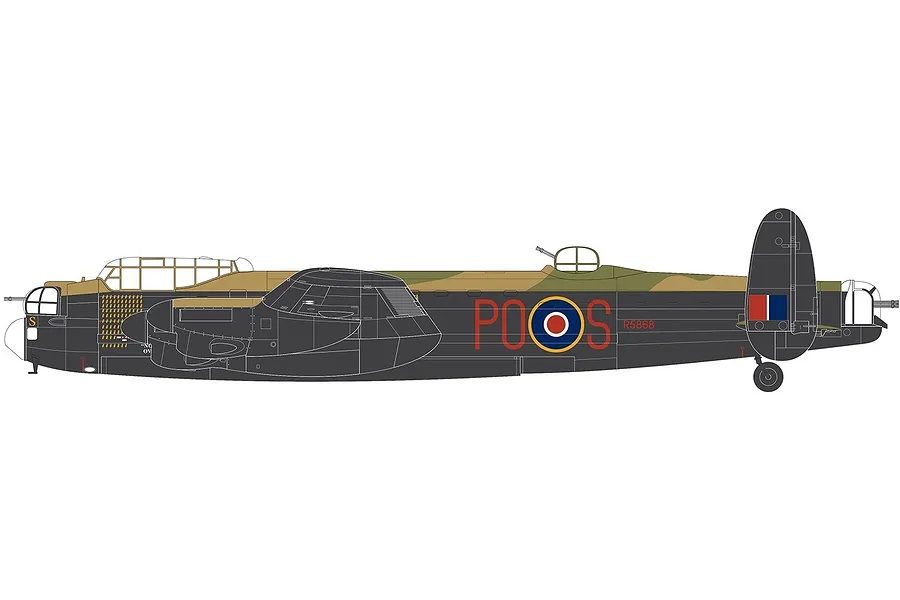 Airfix 1/72 Avro Lancaster B.I/III Bomber Scaled Plastic Model Kit image 46292