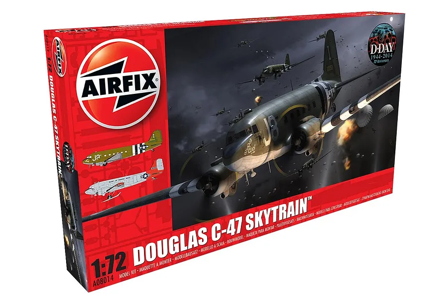 Airfix 1/72 Douglas C-47 A/D Skytrain Transporter Scaled Plastic Model Kit image 46300