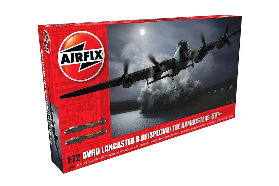 Airfix 1/72 75th Anniversary Avro Lancaster B.III The Dambuster Bomber Scaled Plastic Model Kit image 46363