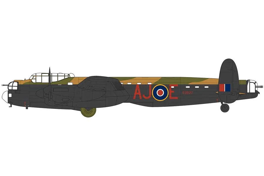 Airfix 1/72 75th Anniversary Avro Lancaster B.III The Dambuster Bomber Scaled Plastic Model Kit image 46365