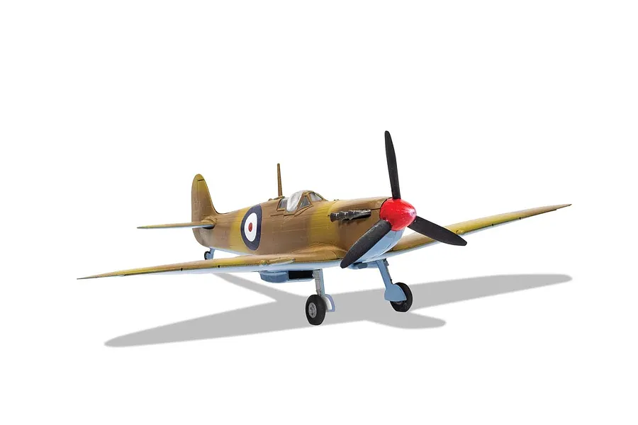 Airfix 1/72 Supermarine Spitfire Mk.VC Scaled Plastic Model Kit Small Starter Set image 46497