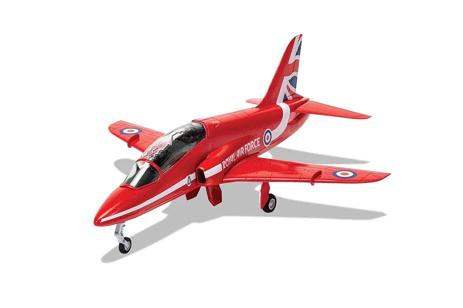 Airfix 1/72 Red Arrows Hawk Trainer Scaled Plastic Model Kit Small Starter Set image 46500