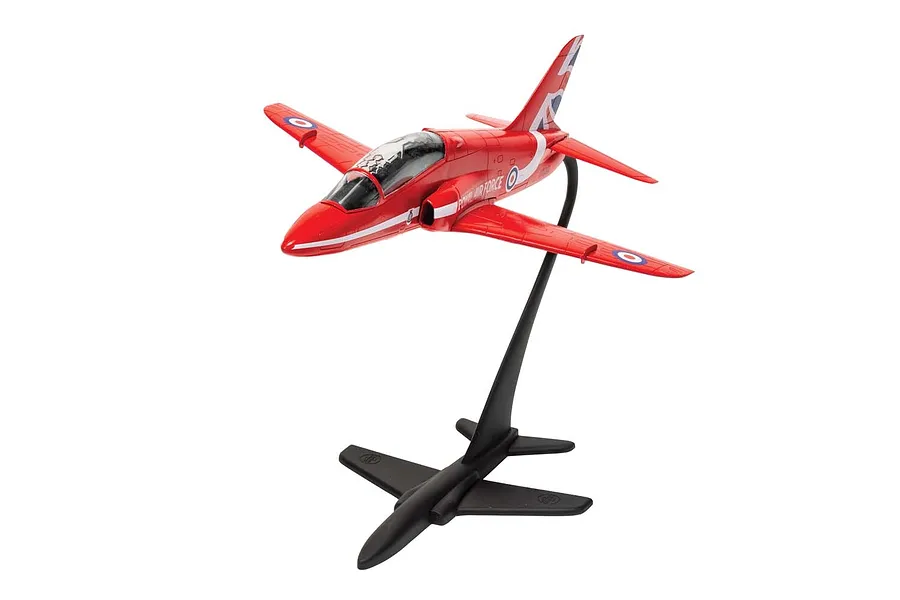 Airfix 1/72 Red Arrows Hawk Trainer Scaled Plastic Model Kit Small Starter Set image 2