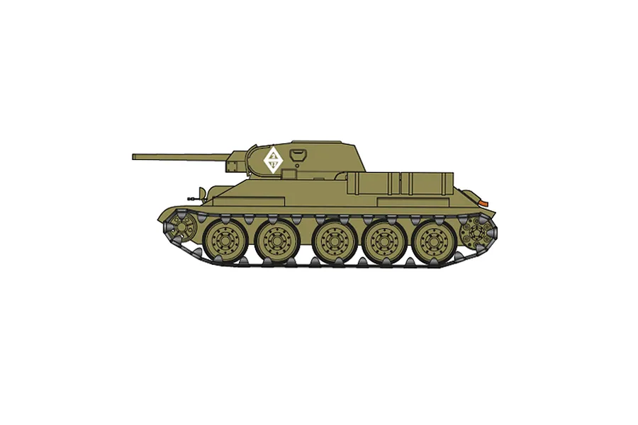 Airfix 1/76 Russian T-34 Tank Scale Scaled Plastic Model Kit image 46653