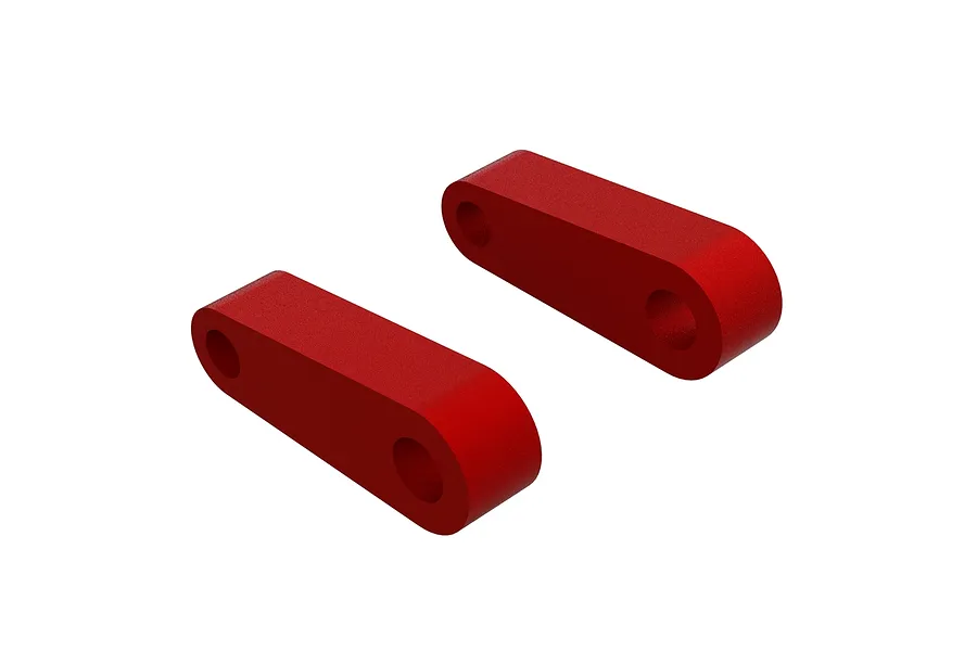 ARRMA 1/5 8S BLX Red Aluminium Front Inside Suspension Arm Pin Brace Insert 2Pcs image 46746