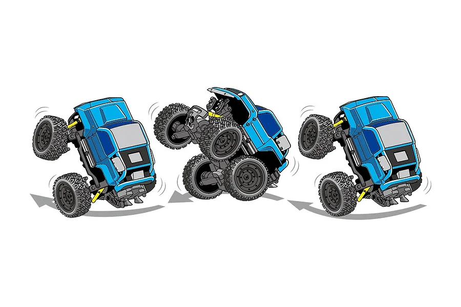 Tamiya SW-01 Mudmad RC Monster Truck Electric 4WD 1/24 Scale Kit - Blue image 46784