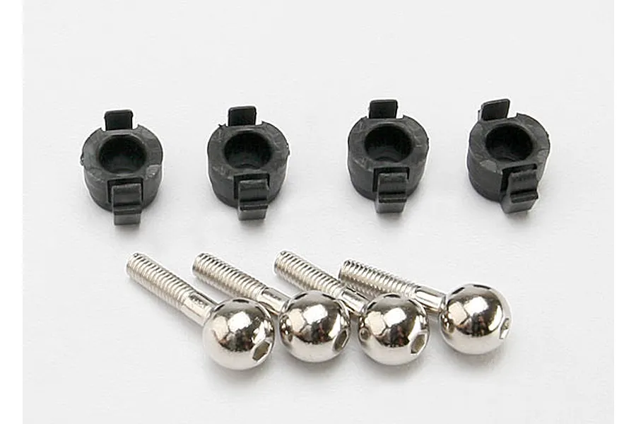 Traxxas Pivot Balls &amp;amp; Caps 4Pcs image 4681
