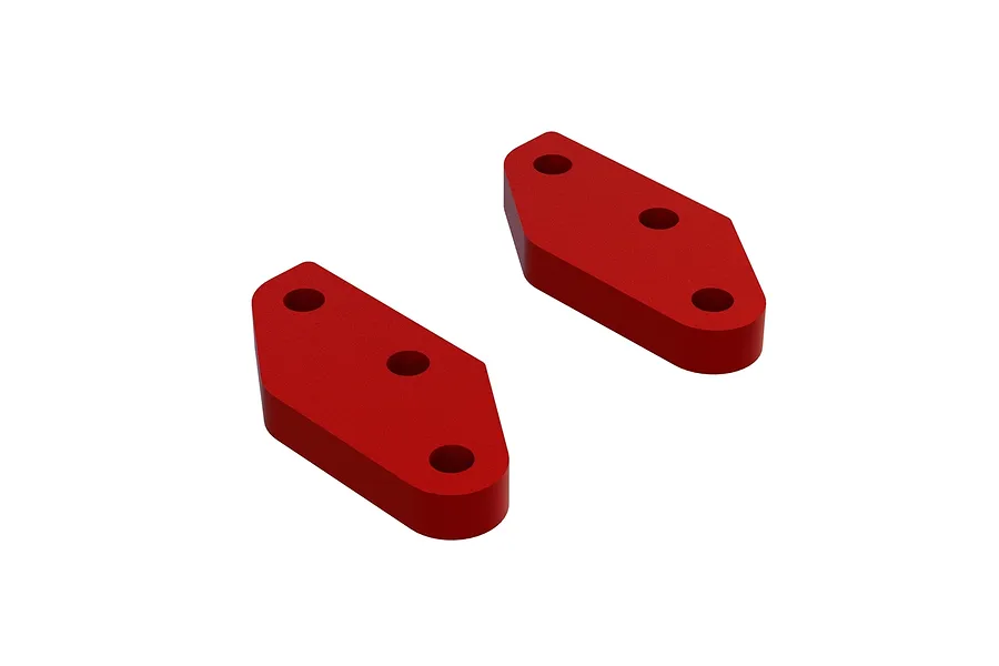 ARRMA 1/5 8S BLX Red Aluminium Steering Plates A 2Pcs image 46828