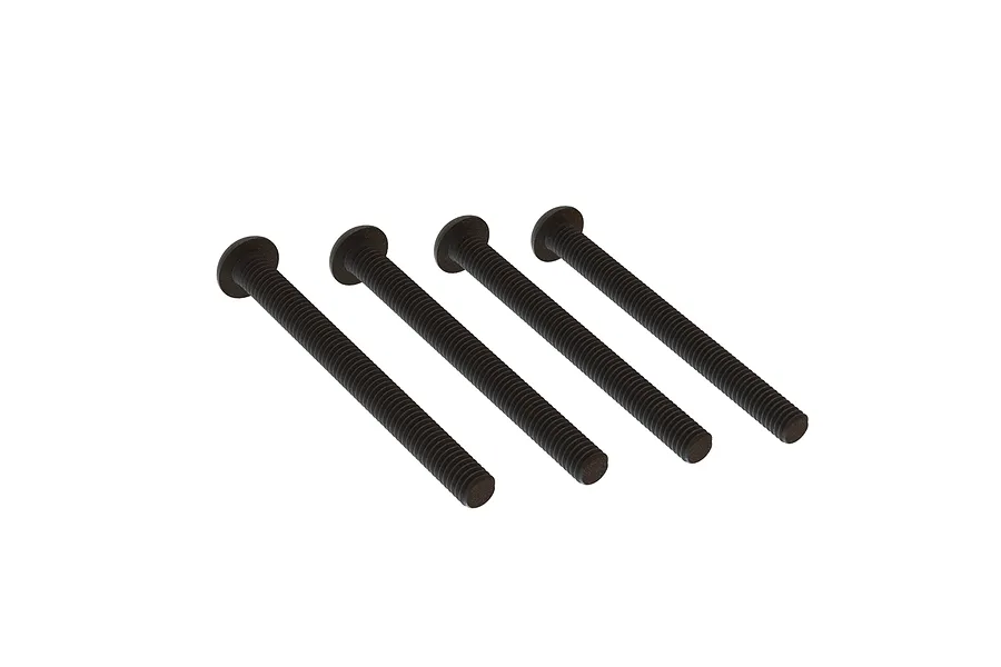 ARRMA 4x43mm Fine Thread Button Head Screws 4Pcs image 46840