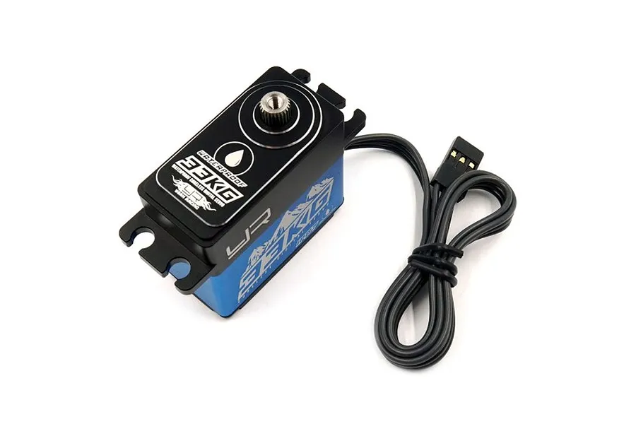 Yeah Racing Blue Aluminium Standard Coreless 33kg 8.4v Steel Geared Waterproof Servo image 46885