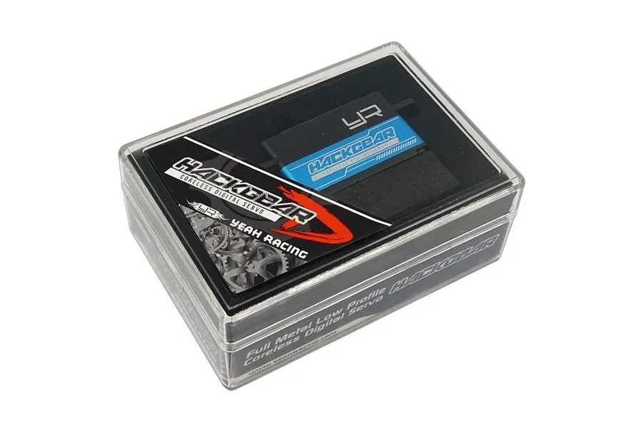 Yeah Racing Blue Aluminium Low Profile Coreless 10kg 8.4v Titanium &amp;amp; Copper Geared Servo image 46889