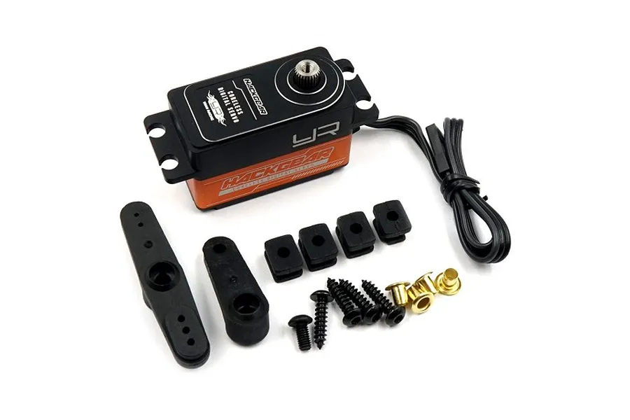Yeah Racing Orange Aluminium Low Profile Coreless 10kg 8.4v Titanium &amp;amp; Copper Geared Servo image 46892