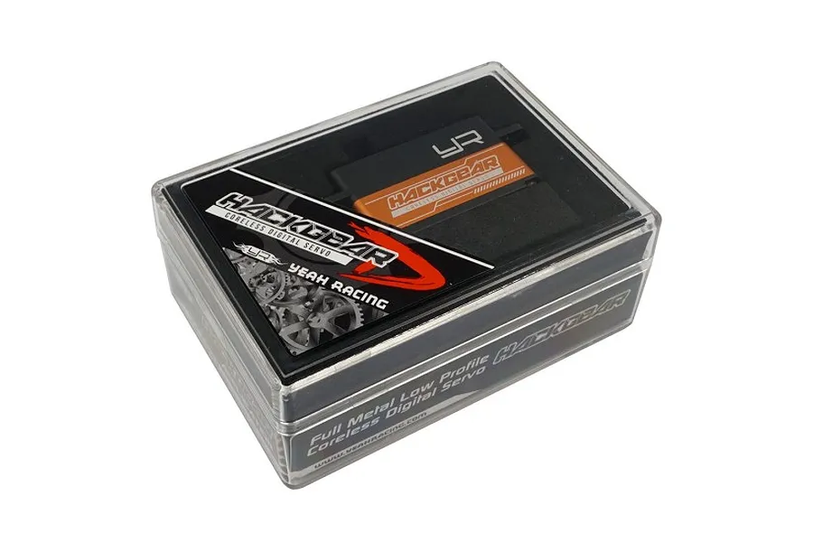 Yeah Racing Orange Aluminium Low Profile Coreless 10kg 8.4v Titanium &amp;amp; Copper Geared Servo image 46893