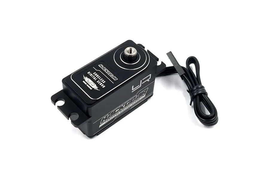 Yeah Racing Black Aluminium Low Profile Coreless 10kg 8.4v Titanium &amp;amp; Copper Geared Servo image 46894