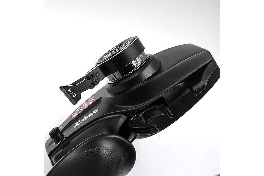 Yeah Racing Aluminium Single Hand TX Steering Adaptor - Black image 46920
