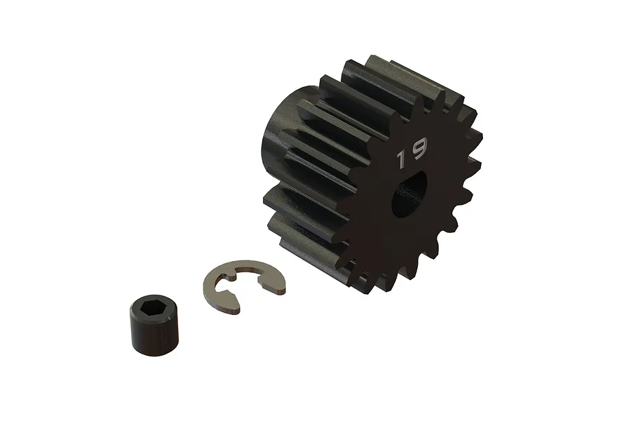 ARRMA Steel 19T 1Mod Safe-D5 Pinion Gear w/ Hardware image 46942