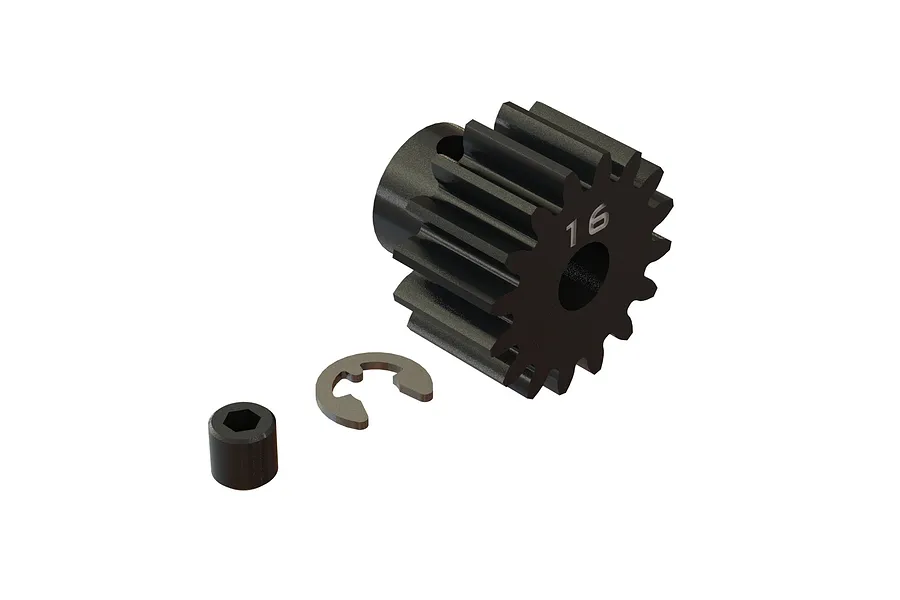 ARRMA Steel 16T 1Mod Safe-D5 Pinion Gear w/ Hardware image 46951
