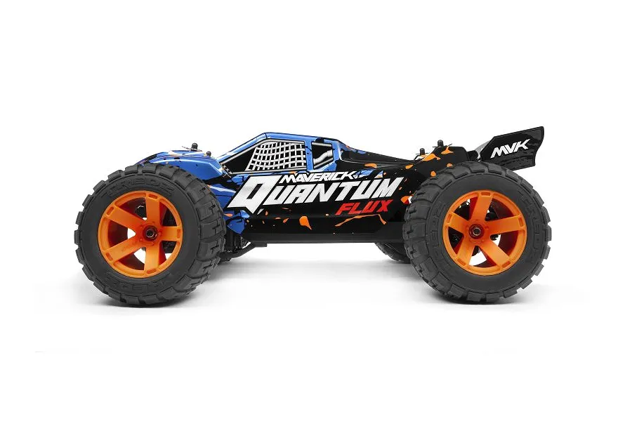 Maverick 1/10 Quantum XT Blue &amp;amp; Orange Painted Body Shell w/ Decals image 46969