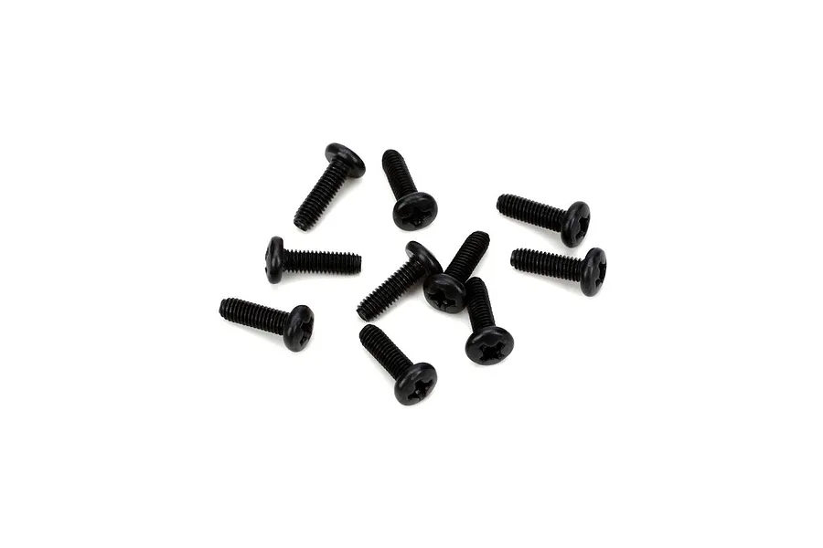 ECX 3x10mm Fine Thread Button Head Screws 10Pcs image 47170