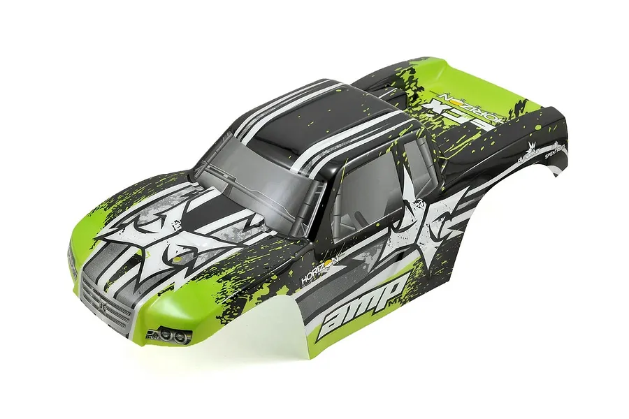 ECX 1/10 AMP MT Truck Painted Green Body Shell image 47176