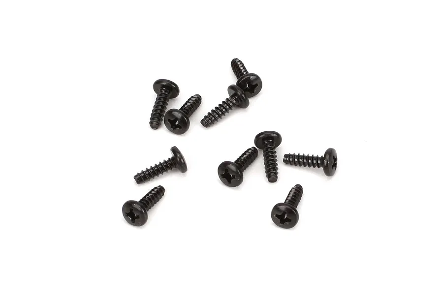 ECX 3x10mm Coarse Thread Button Head Screws 10Pcs image 47177