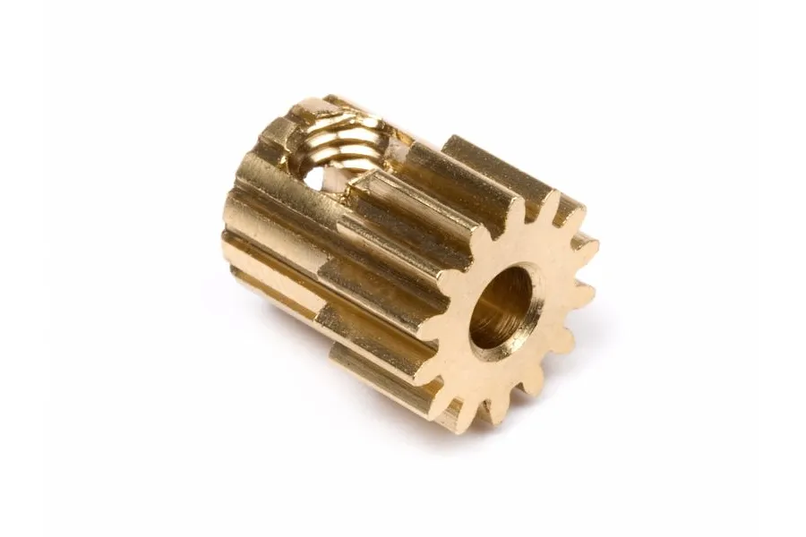 Maverick Brass 14T 0.6Mod Pinion Gear image 47334