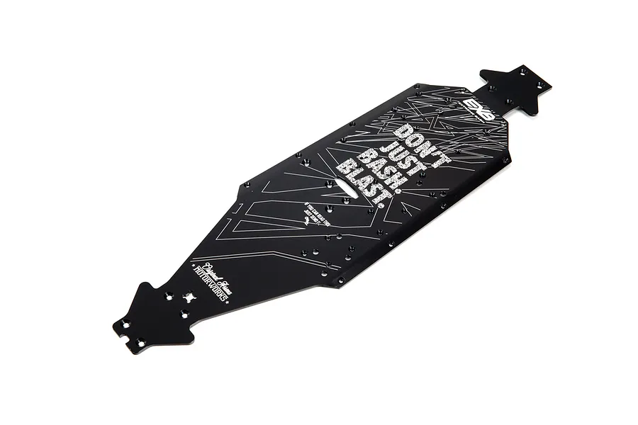 ARRMA Black 7075-T6 Aluminium CNC LWB Chassis image 47356