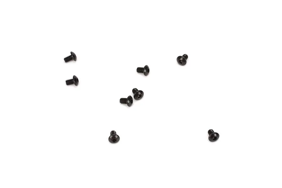 ECX 2.5x4mm Fine Thread Button Head Screws 8Pcs image 47369