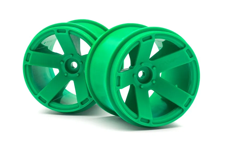 Maverick 2.8&amp;quot; Green 5 Spoke Rims 2Pcs image 47381