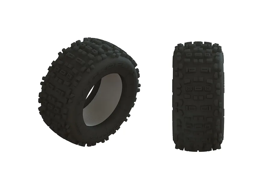 ARRMA 4.9&amp;quot; Dboots Back-Flip Tyres /w Foam Inserts 2Pcs image 47394