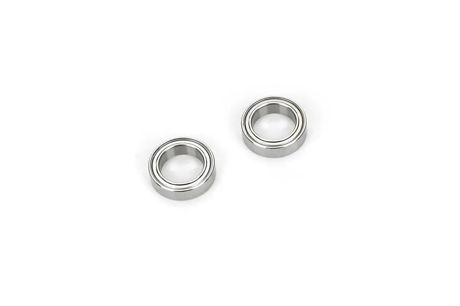 ECX 10x15x4mm Metal Shielded Ball Bearings 2Pcs image 47482