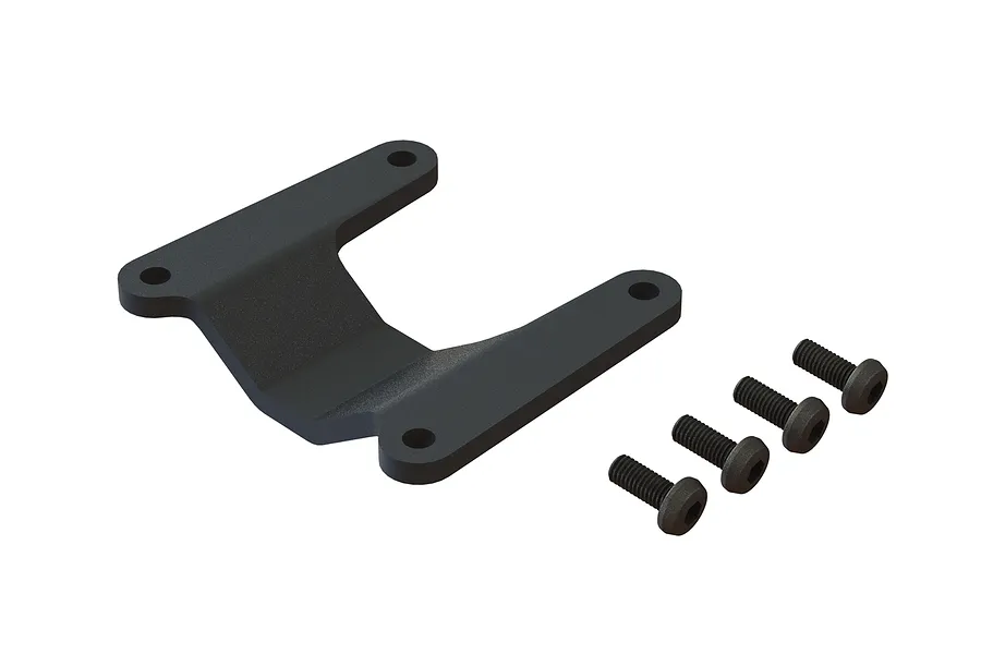 ARRMA 1/5 Outcast 8S BLX Black Aluminium Rear Lower Chassis Brace image 47529