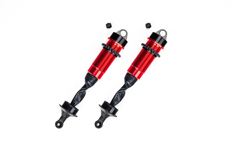 ARRMA 134mm Red Aluminium Shocks 2Pcs w/ Additional Hardware image 47531
