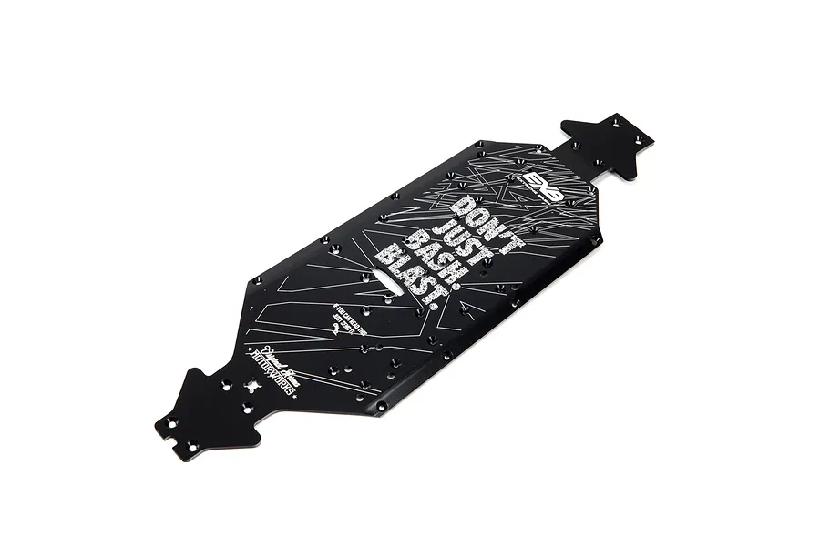 ARRMA Black 7075-T6 Aluminium SWB Main Chassis image 47542