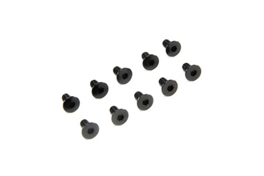 Axial 3x6mm Fine Thread Counter Sunk Head Screws 10Pcs image 47548