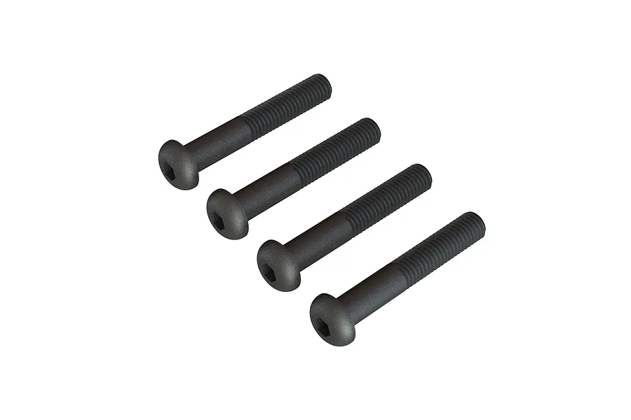 ARRMA 8x50mm Fine Thread Button Head Screws 4Pcs image 47590