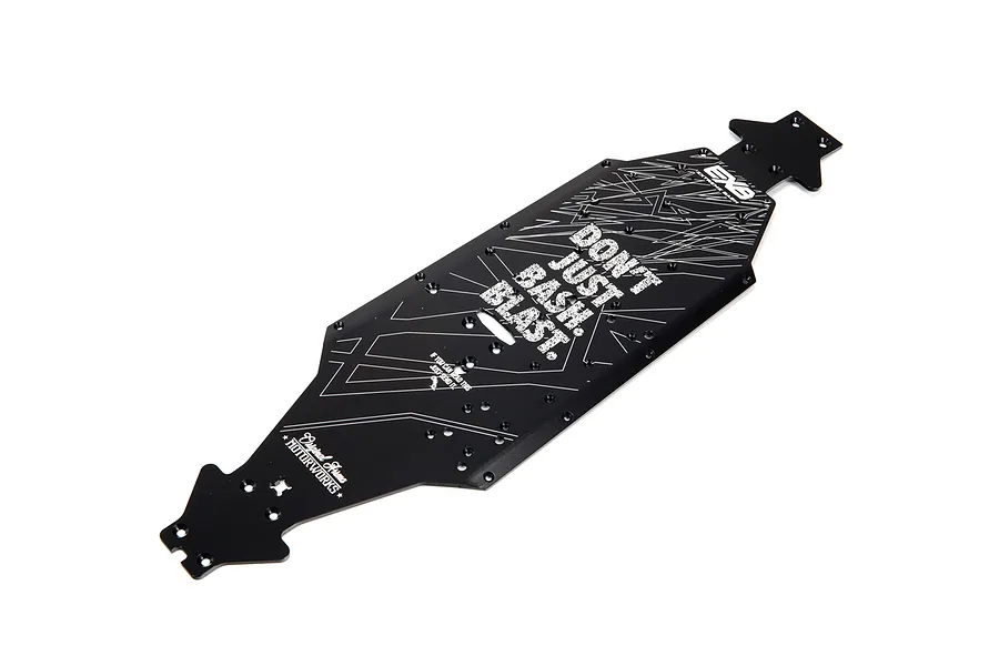 ARRMA Black 7075-T6 Aluminium CNC LWB Chassis image 47616